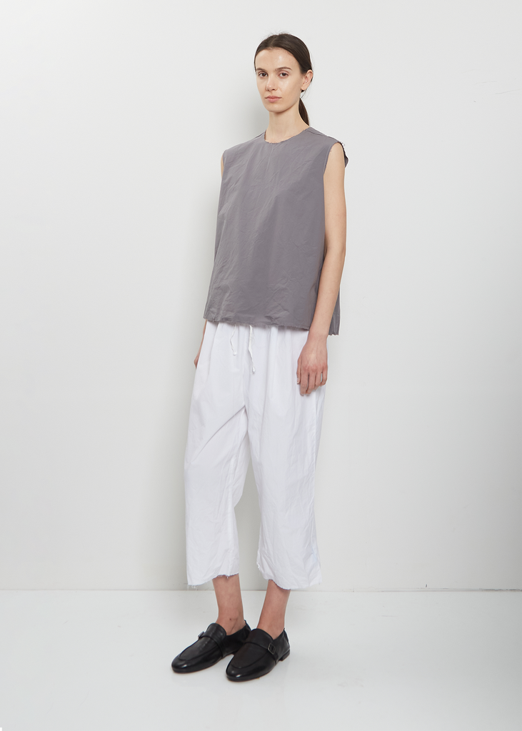 Paper Cotton V-Back Sleeveless Top