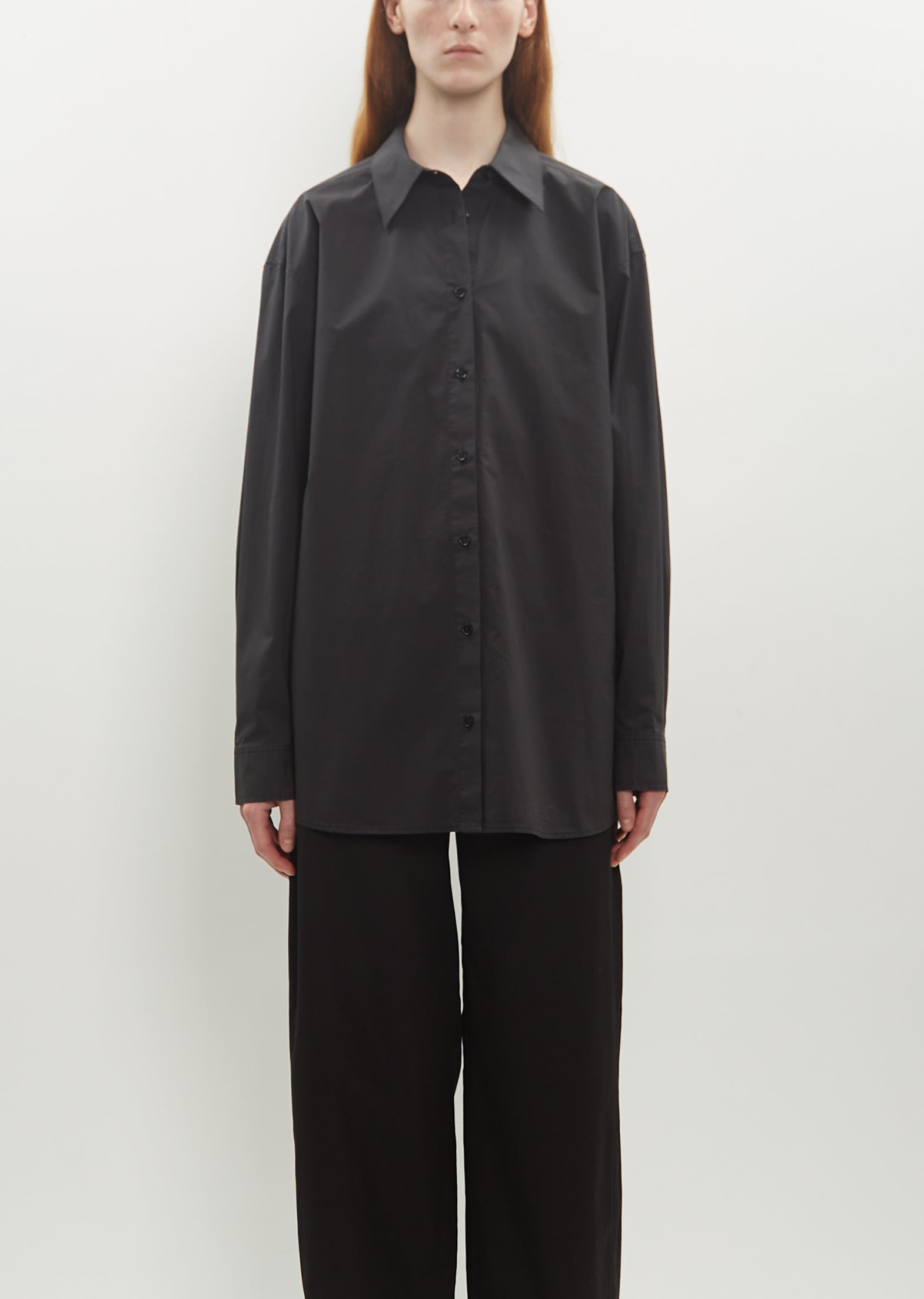 Tシャツ・カットソー TOTEME Classic Long-Sleeve lyocell and cotton T-shirt TOTEME Lyocell and linen-blend shirt | THE OUTNET