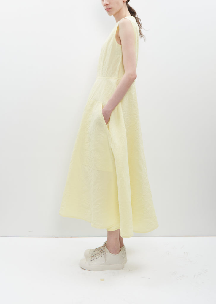 Dart Linen-Cotton Dress