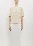 Cotton Pique Polo — Ivory