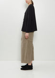 Heavy Jersey Cardigan — Black