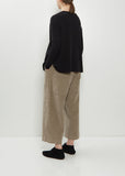 Heavy Jersey Cardigan — Black