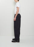 Cotton Broad Drawstring Pants