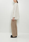 Cashmere Oversized Boatneck — Oatmeal