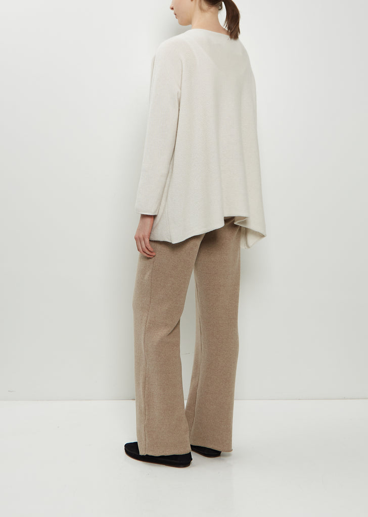 Cashmere Oversized Boatneck — Oatmeal