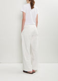 Diana Fine Cotton Corduroy Pant — Winter White