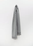 Arran Solid Stole — Flannel Grey