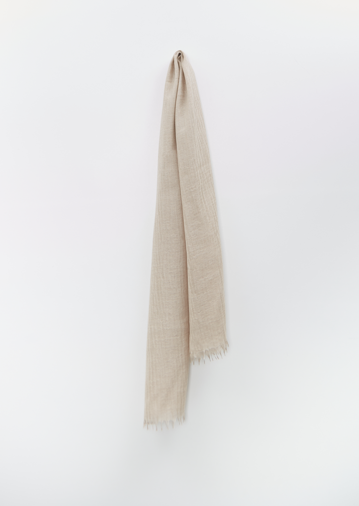 Staffa Solid Scarf — Stone