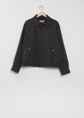 Zip Through Bomber Jacket