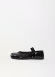 Tabi Ballerina Patent Ness — Black