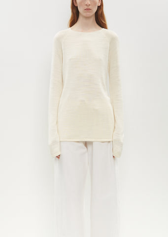 Jipin Silk Knit Top