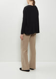 Stretch Jersey Basic Trousers — Marron Glace