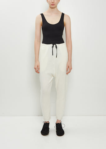 Stretch Jersey New Basic Pants — Milk
