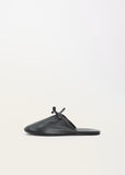 Slipper with Bow — Black