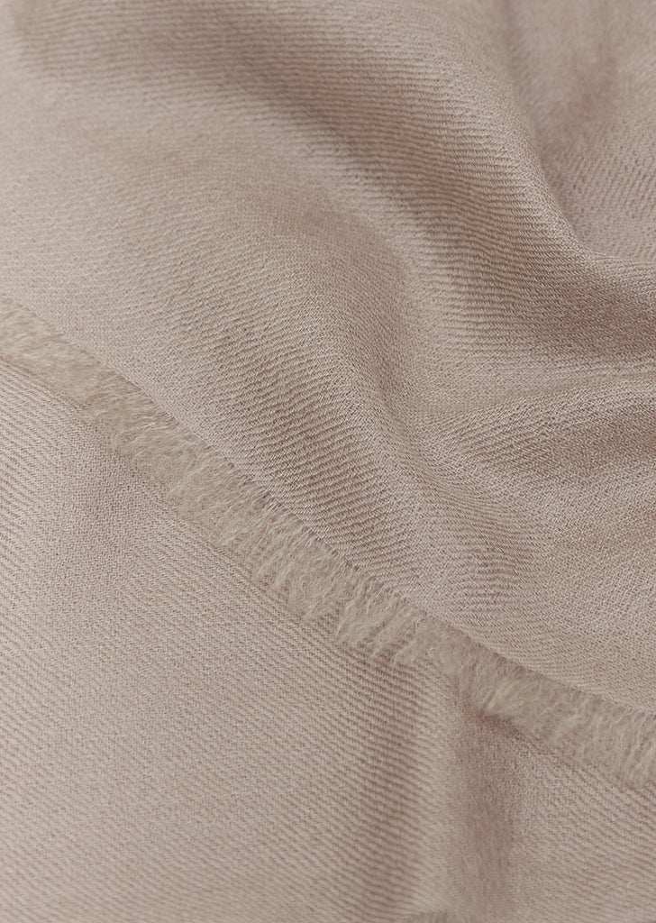 Nuage Cashmere Shawl — Natural Grey
