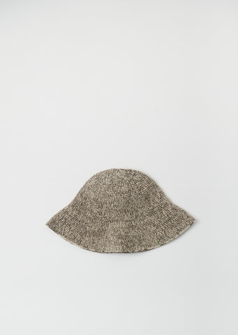 Crochet Cotton Linen Brim Hat