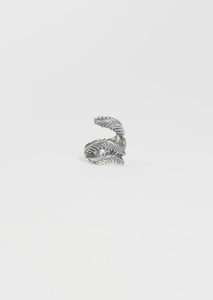 Feather Silver Ring