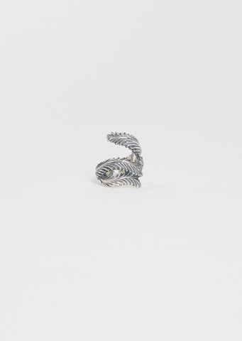 Feather Silver Ring
