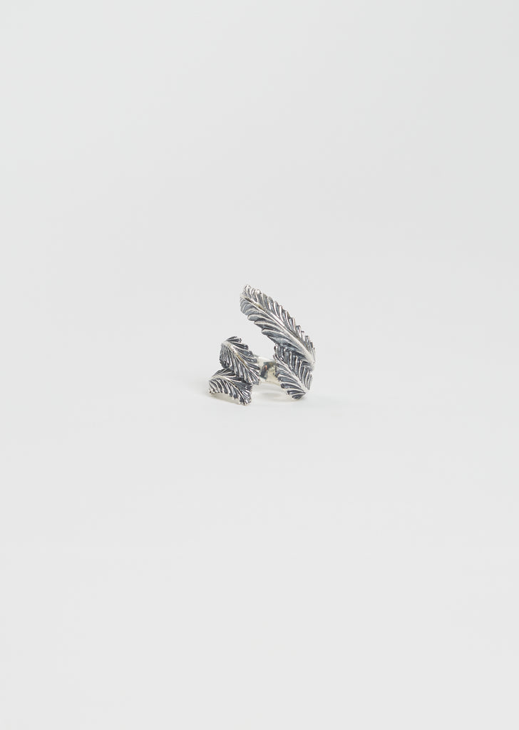 Feather Silver Ring
