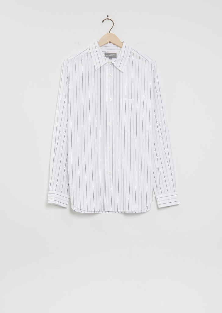 Basic Shirt — White / Charcoal