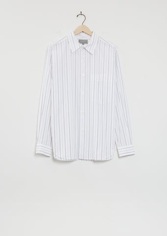 Basic Shirt — White / Charcoal