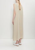 Linen Cropped Jumpsuit — Natural