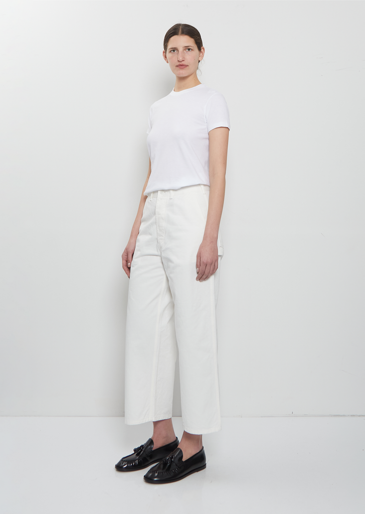 Classic Painter Denim Pants — White