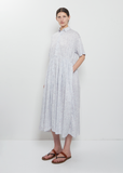 Short Sleeve Classic Gathered Dress