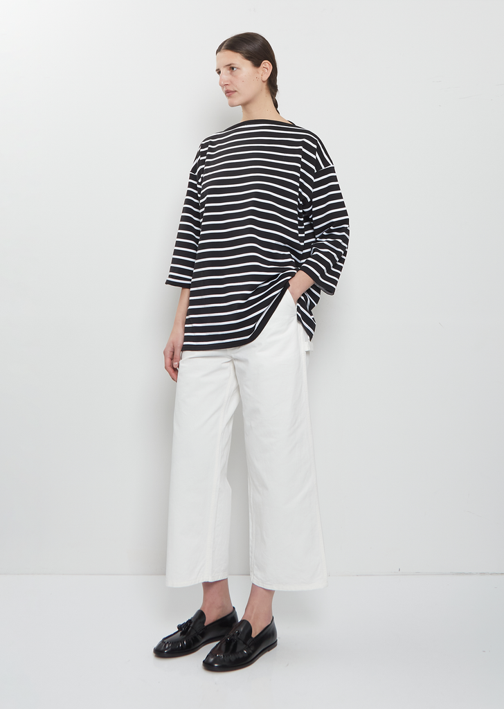 Basque 3/4 Sleeve Cotton T-Shirt