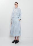 Solange Typewriter Cotton Skirt