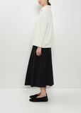 Heavy Jersey Polo Top — Milk