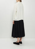 Heavy Jersey Polo Top — Milk