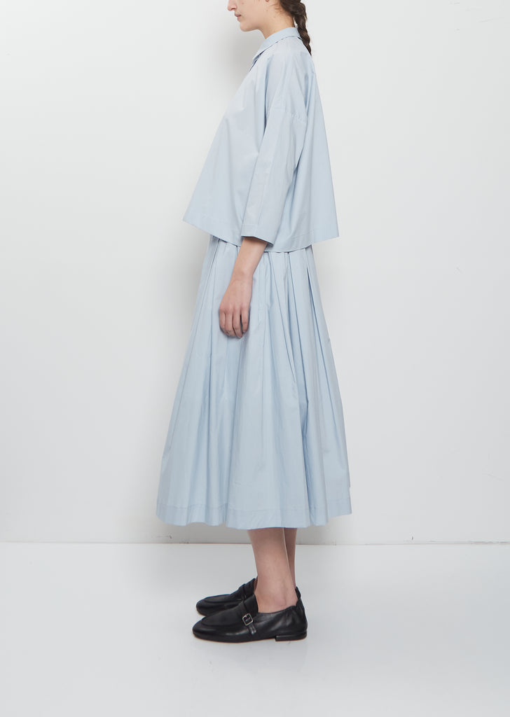Solange Typewriter Cotton Skirt