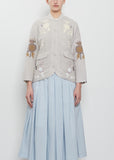 Pom of Butterfly Linen Jacket