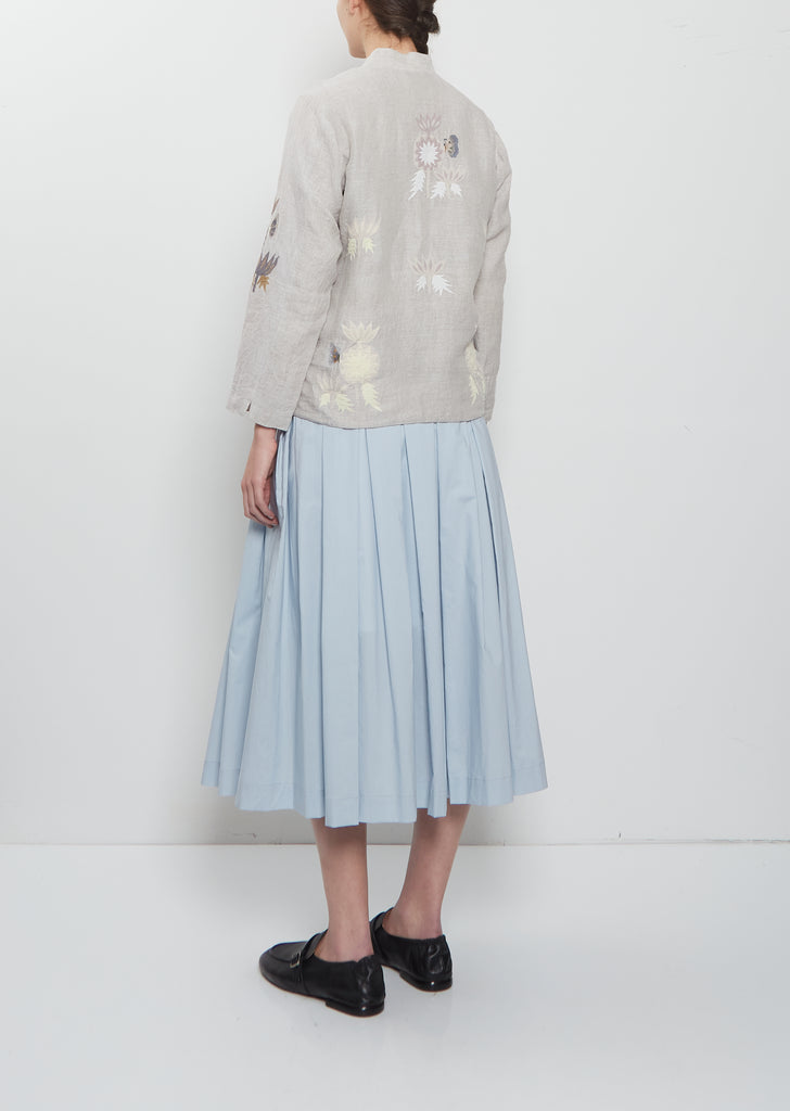 Pom of Butterfly Linen Jacket