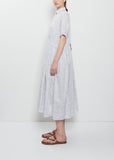 Short Sleeve Classic Gathered Dress