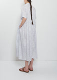 Short Sleeve Classic Gathered Dress