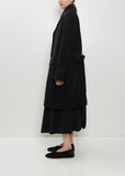 Wrap Wool Cashmere Coat