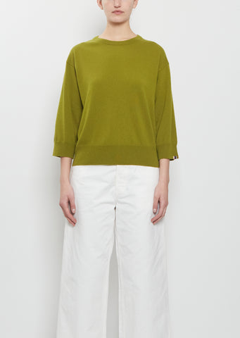 n°398 Jewel Cashmere Sweater — Grass