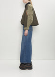 Grosgrain x Nylon Twill Blouson — Khaki / Beige