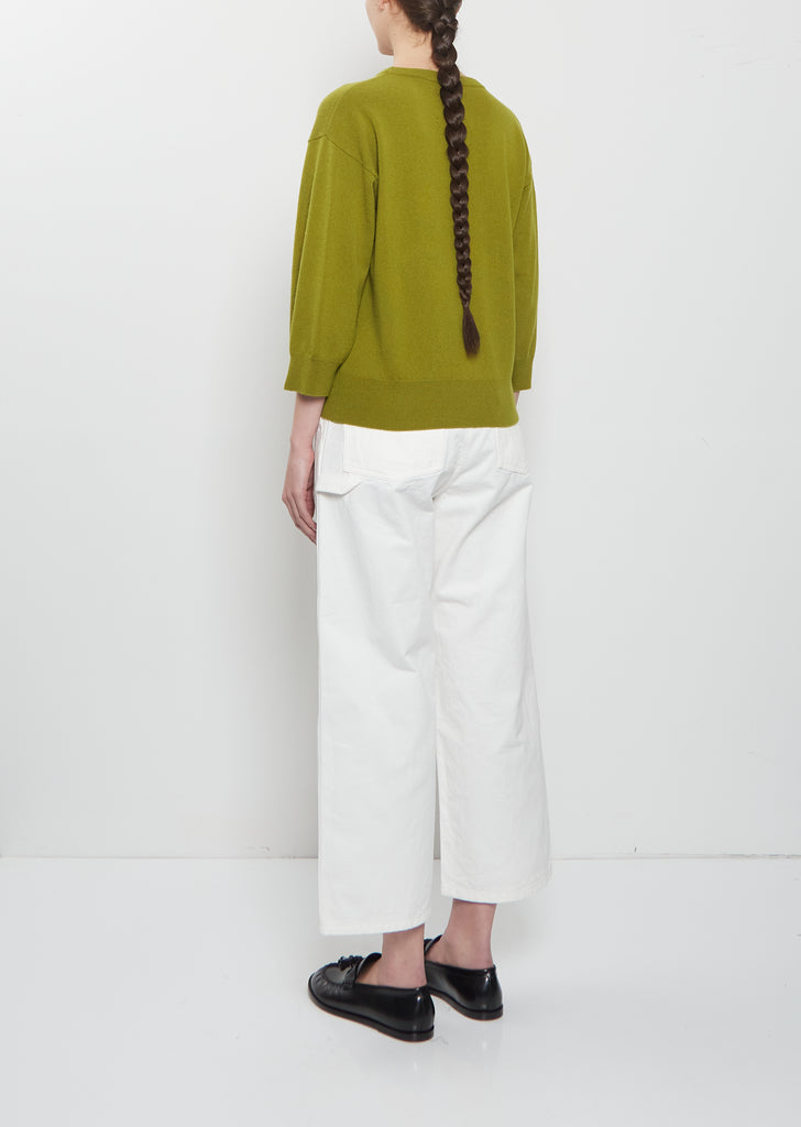 n°398 Jewel Cashmere Sweater — Grass