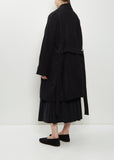 Wrap Wool Cashmere Coat