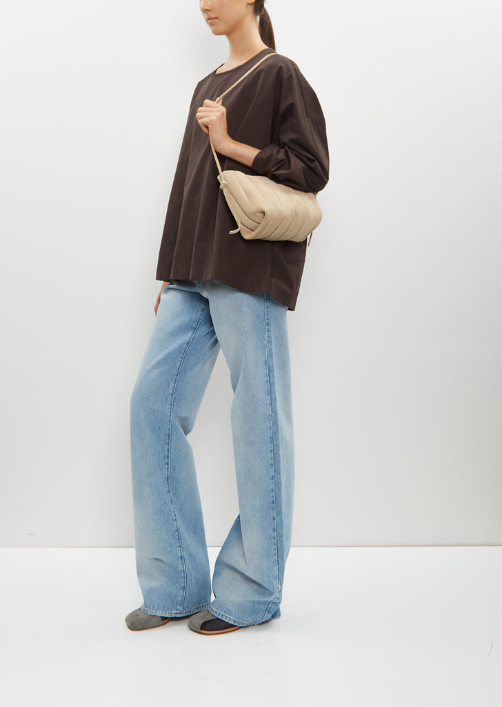 Suede Boulevard Bag