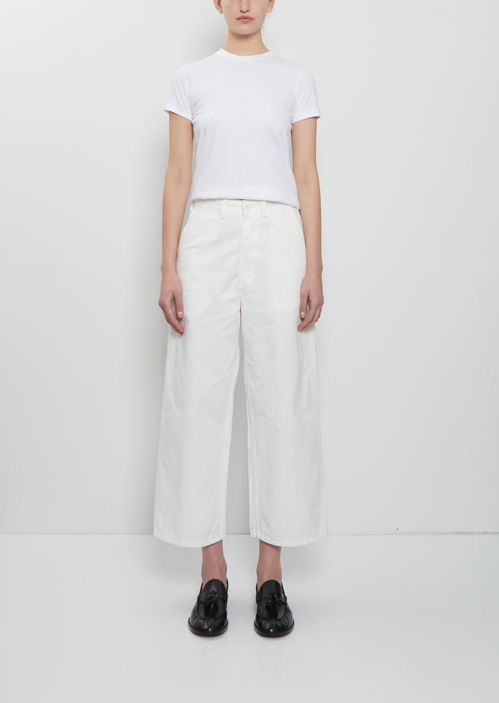 Classic Painter Denim Pants — White