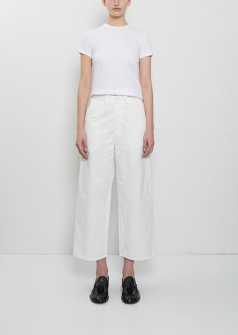 Classic Painter Denim Pants — White