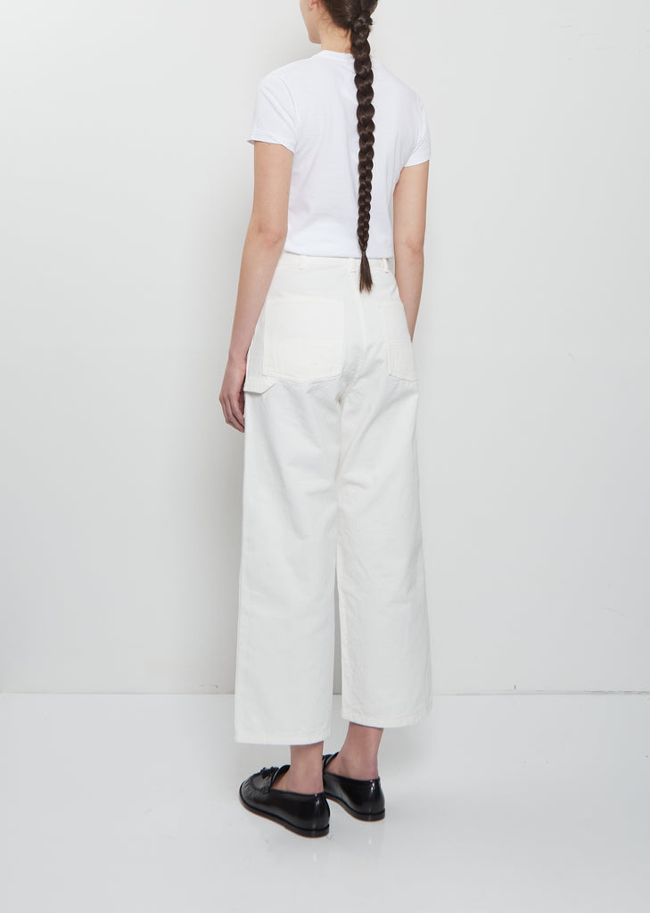 Classic Painter Denim Pants — White
