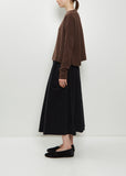 Cashmere Boatneck Sweater — Chestnut