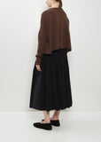 Cashmere Boatneck Sweater — Chestnut