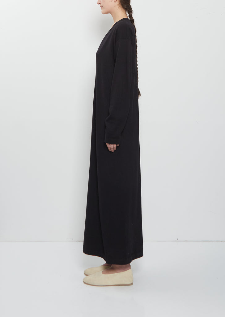 n°480 Invite Cashmere Cotton Dress — Raven