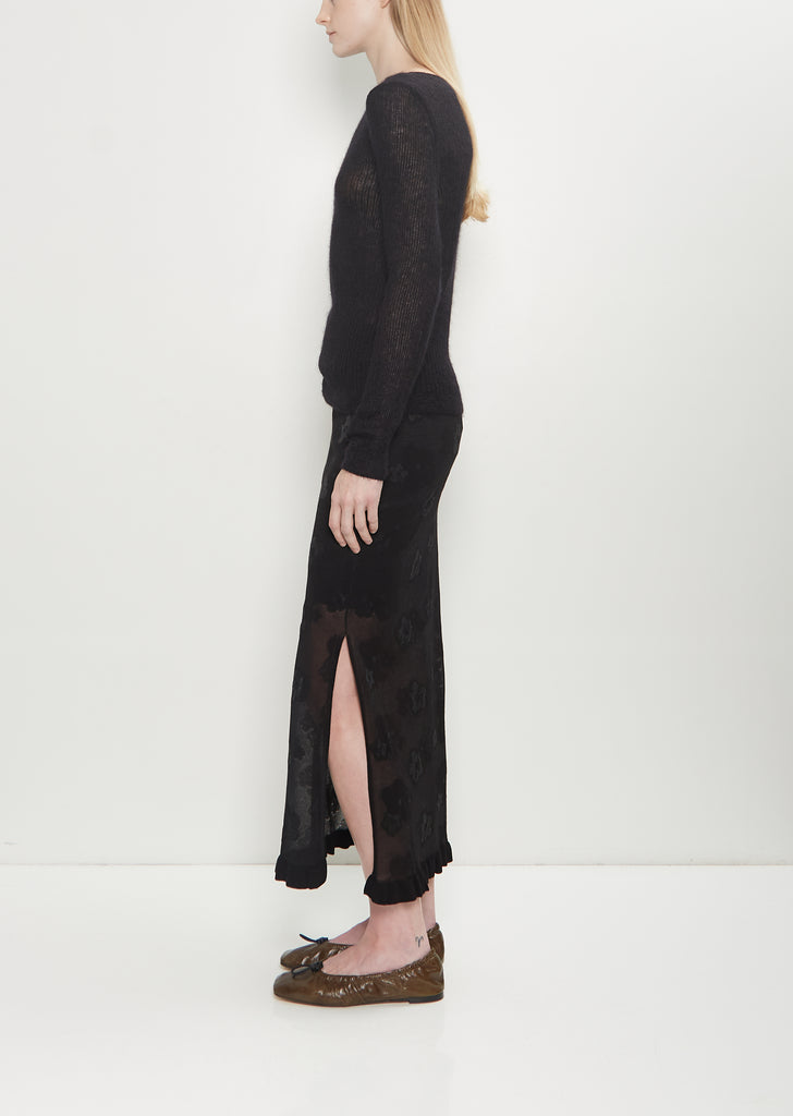 Mohair Ussi Pullover — Black